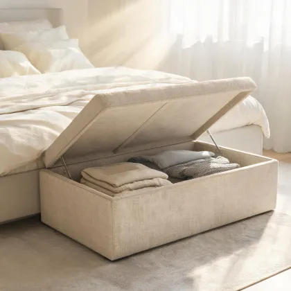Storage ottoman benches