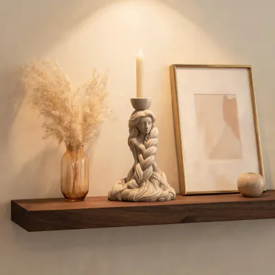 rapunzel candle holder